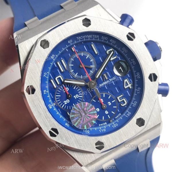 2019 Replica Audemars Piguet Royal Oak Offshore Swiss Cal.3126 Blue version Watch 1
