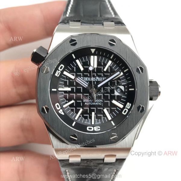 BF Replica Audemars Piguet Divers Swiss 3120 Watches Stainless Steel White Face 1