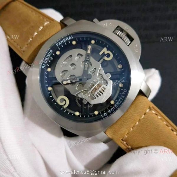 Radiomir Panerai Skull Face Replica Watch Quartz Movement 1