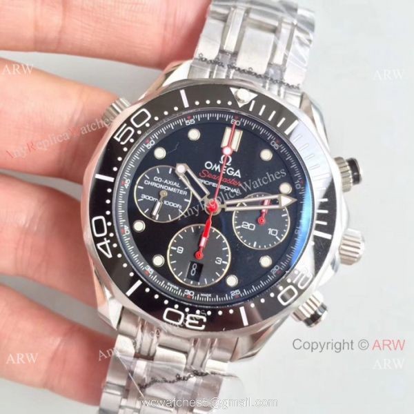 AAA Swiss Omega Seamaster Diver 300M Co-Axial James Bond Watch Replica 1