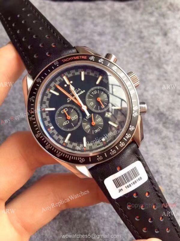 Omega Dark Side Of The Moon Copy Watches SS Blue Dial 1