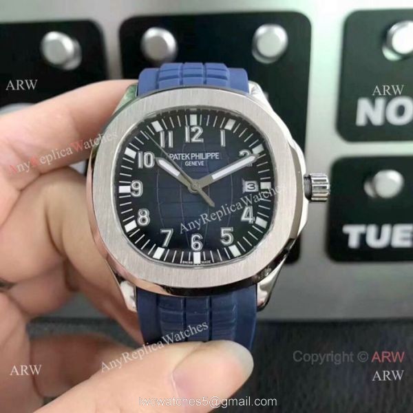 Best Replica Patek Philippe Aquanaut 38mm Watches SS White Dial 1