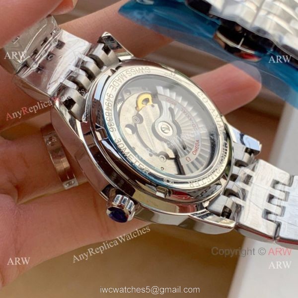 Omega Swiss 8500 Replica Watches Stainless Steel White Face 1
