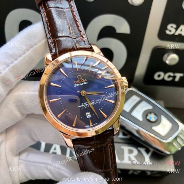 Fake Omega Seamaster Co-Axial SS Silver dial watches Automatic Movement 1