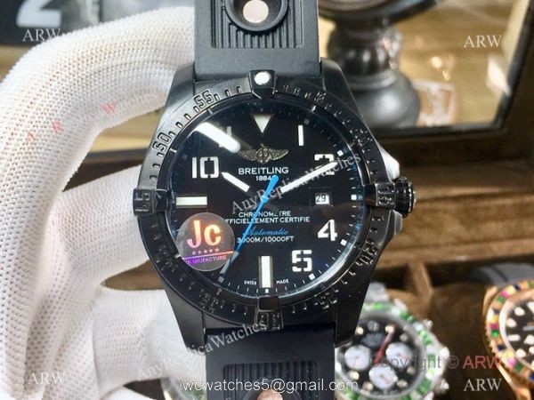 Swiss Quality Copy Breitling Avenger II Seawolf All Black Watches 1