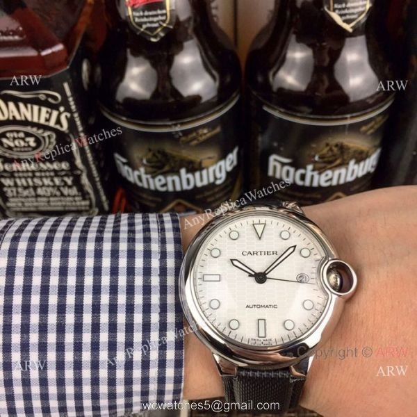 Replica Cartier Ballon Bleu de Black PVD watches New Model 1