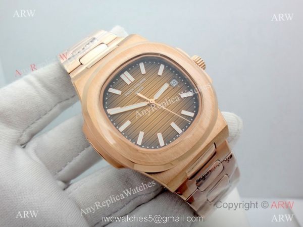Best Replica Patek Philippe Nautilus Rose Gold Watch 40mm 1