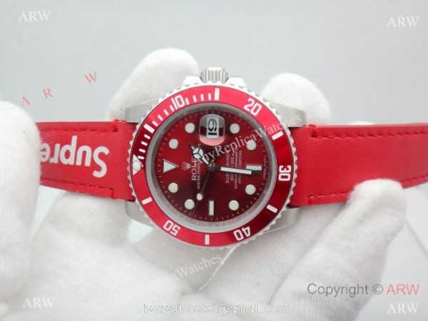 2019 New Rolex Submariner Supreme 40mm watch Red Face Rolex Replica 1