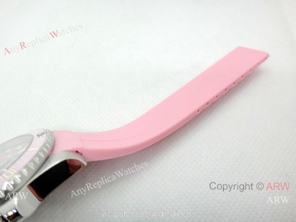 High Quality Pink Rolex Submariner Replica Watch 40mm Pink MOP dial 1