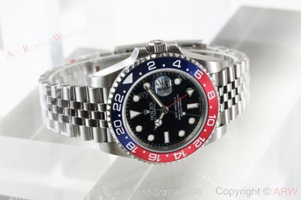 Rolex GMT Master II Pepsi Replica Watch with ASIA ETA2836 Movement 1