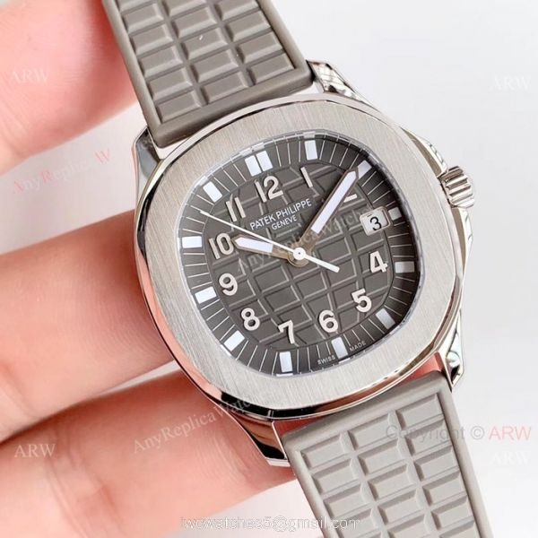 Swiss Replica Patek Philippe Aquanaut Luce 5067A Ladies Watch Gray Dial 1