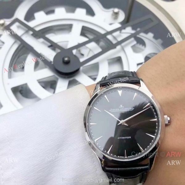 New Copy Jaeger-LeCoultre Master Ultra Thin SS Silver Dial Watch 1