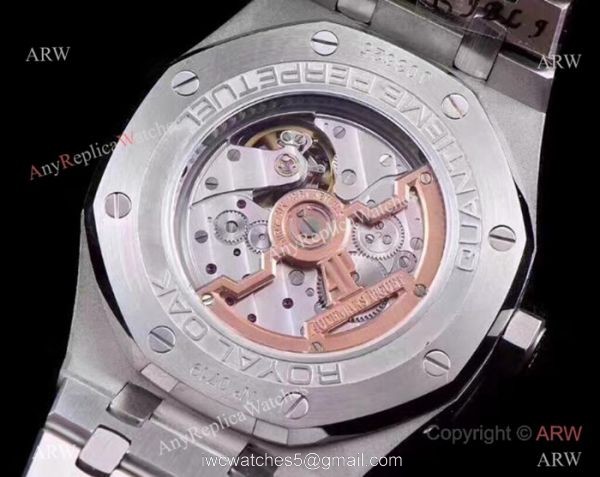 JF Factory Copy Audemars Piguet Royal Oak Perpetual Calendar Watch SS Blue Dial 1