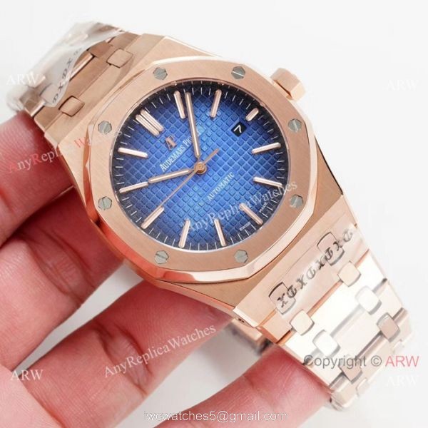 Swiss Grade Audemars Piguet Royal Oak Replica Watch Rose Gold 1