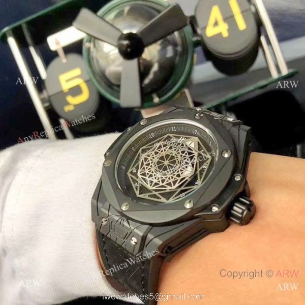 Low Price Replica Hublot Big Bang Sang Bleu Rose Gold watches 1