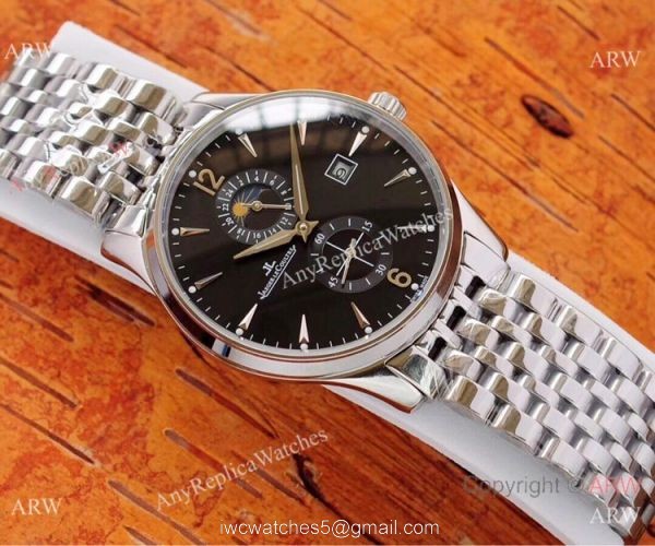 2019 Copy Jaeger-LeCoultre Master Moonphase Stainless Steel Watch 1