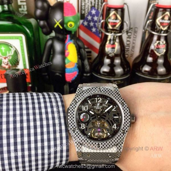 Copy Hublot Classic Fusion Vendome Stainless Steel White Watches 1