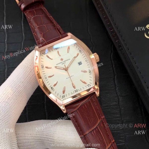 Clone Vacheron Constantin Malte 40mm watch Two Tone Rose Gold 1