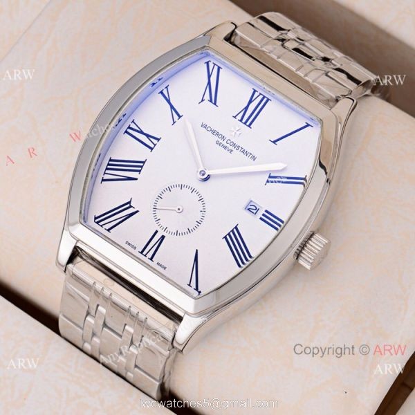 Buy Vacheron Constantin Geneve Fake Stianless steel Blue Dial Wristwatch 1