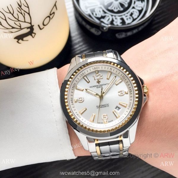 Vacheron Constantin Geneve Replica Watch Two Tone Gold Face 1