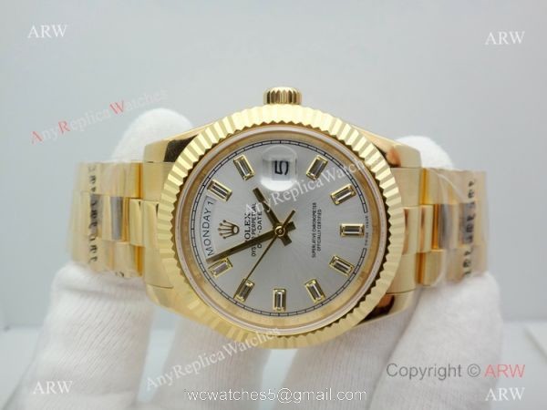 Replica Rolex Presidential Diamond Day-Date 40mm Yellow Gold Watch 1