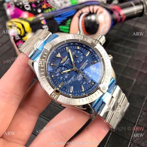 High Quality Breitling Colt Stainless Steel Black Dial Watches 45mm 1