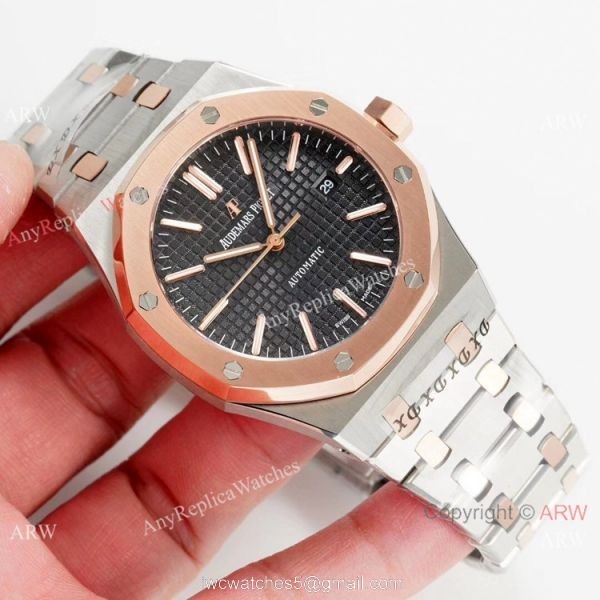 Audemars Piguet Royal Oak Selfwinding 2-Tone Rose Gold Watches Copy 1