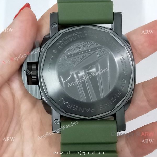 Panerai Submersible Marina Militare Carbotech Special Edition PAM961 Watch 2019 Replica 1
