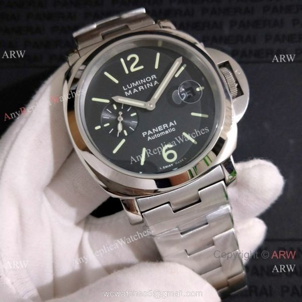 Panerai Luminor PAM00104 Stainless Steel Knock Off Watches from China 1