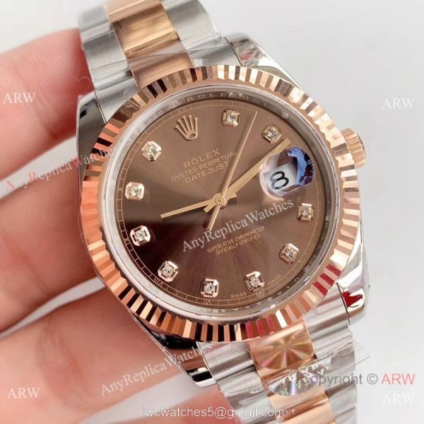 Rolex Datejust II 126331 Two Tone Rose Gold ETA2824 Watch AR Watch Factory 1