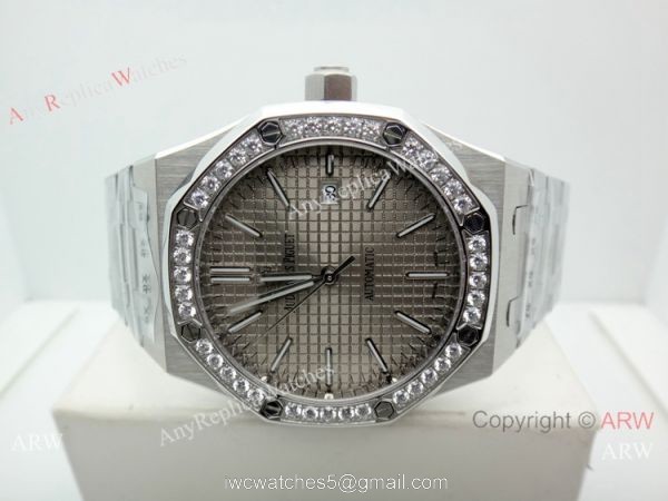 Best Copy Audemars Piguet Royal Oak 44mm Watch Stainless Steel Diamond bezel 1