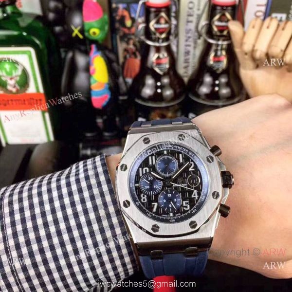 Copy Audemars Piguet Royal Oak offshore Men Watches Blue Dial Automatic 1