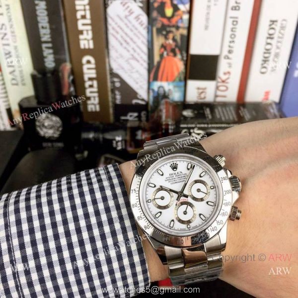 Rolex Daytona SS Blue Dial 40mm Watch Buy High Quality Any Watch Replica 1