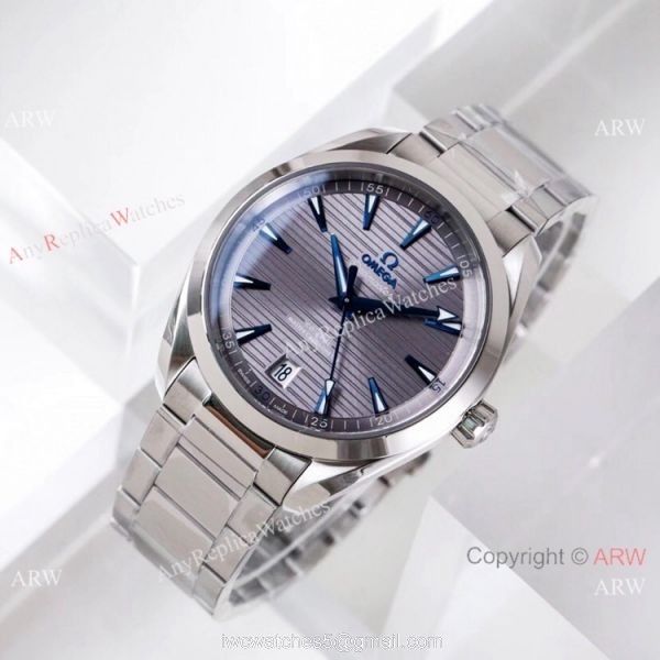 Swiss Grade 1 Omega Seamaster Aqua Terra Master 150m SS Gray Dial VSF 8900 Watch 1