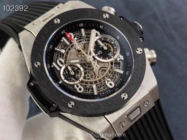 Swiss Hublot Big Bang Unico Titanium Ceramic Bezel Replica Watches 1
