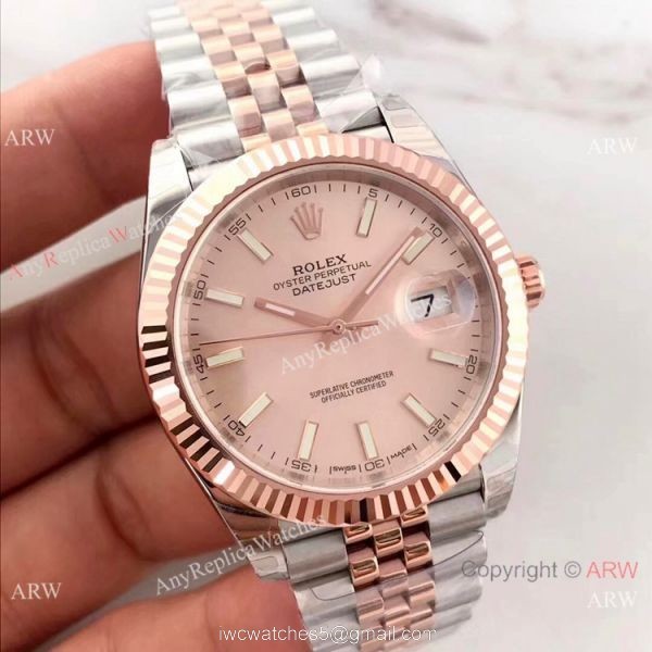 EW Factory 2 Tone Rose Gold Rolex Datejust II 126331 Watch Swiss Replica 1