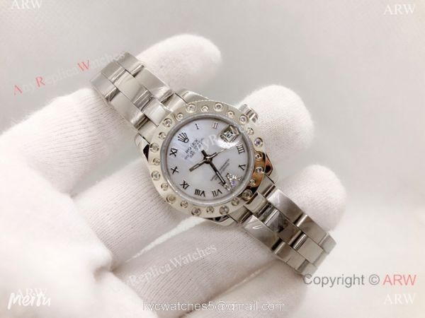 Copy Rolex Datejust Special Edition Watch SS White MOP Dial 26mm 1
