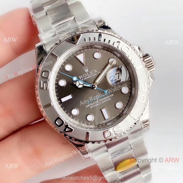 Rolex Yachtmaster 116622 Rhodium Grey Dial Swiss 3135 Noob Factory Watch 1