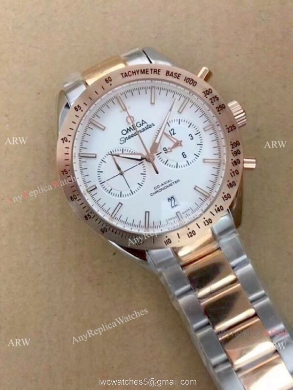 High Quality Replica Watches China Omega Speedmaster 2-Tone Chronograph Watch 1