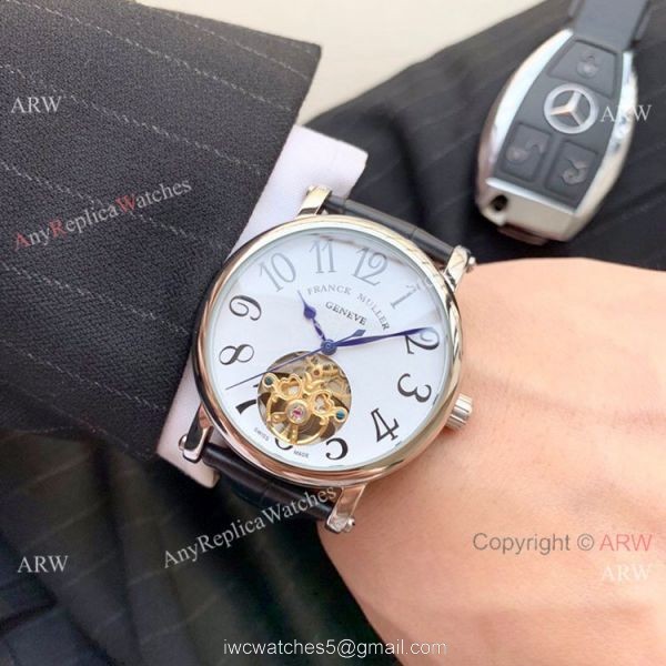 Clone Franck Muller Geneve Tourbillon Rose Gold Men Watch 42mm 1