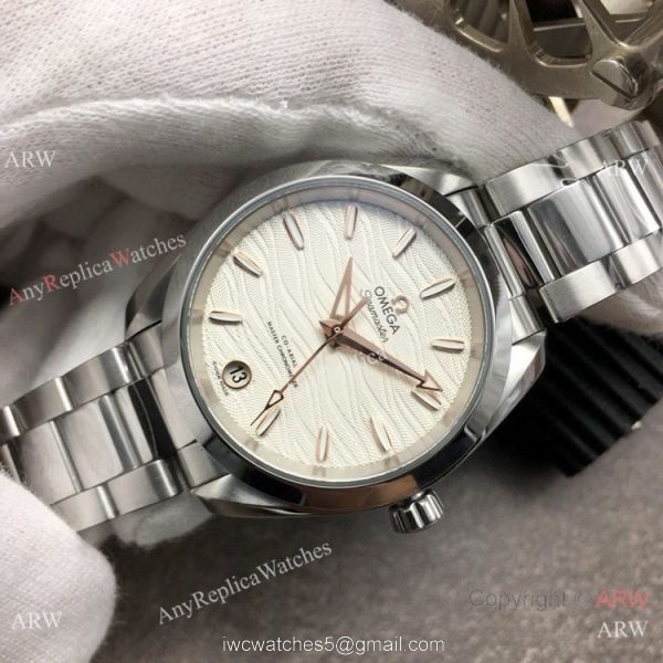 VS Factory Replica Omega Seamaster Aqua Terra 150m White Face Watch 1
