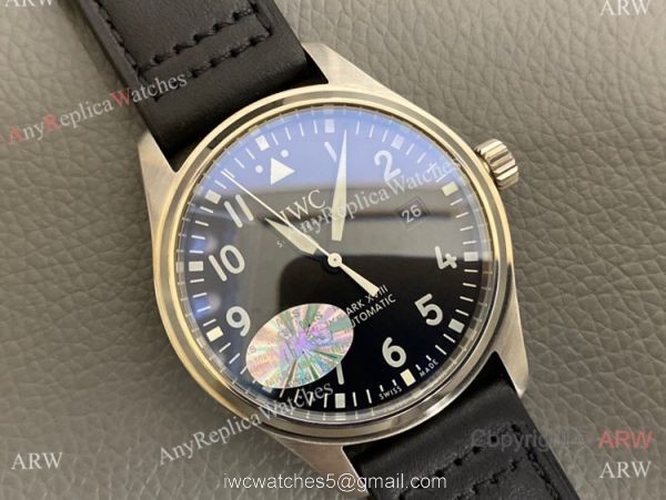 Swiss Copy IWC Mark XVIII Heritage IW327006 Watch Black Face 9015 Movement 1