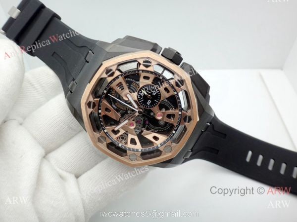 New Audemars Piguet Royal Oak Offshore Limited Edition Watch Rose Gold Bezel 1