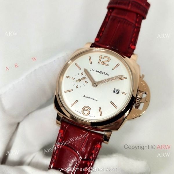 2021 New Panerai Luminor Due PAM1045 Rose Gold Watch 42mm 1