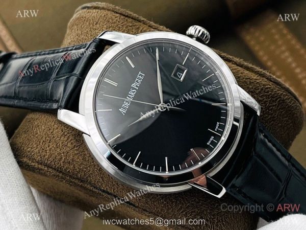 New 2021! Swiss Grade 1 Audemars Piguet Jules Audemars Watch 3120 Movement Black Dial 1
