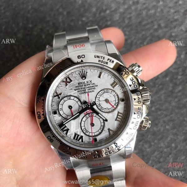 NEW! Noob Factory Rolex Daytona 1:1 Cal.4130 Stainless Steel Meteorite Dial 1