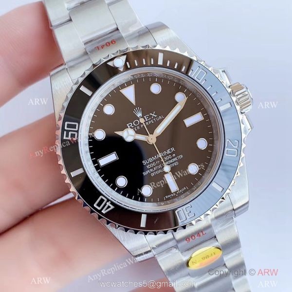 Swiss Copy Rolex Submariner NO Date Noob V10 Swiss 3130 Stainless Steel Watch 1
