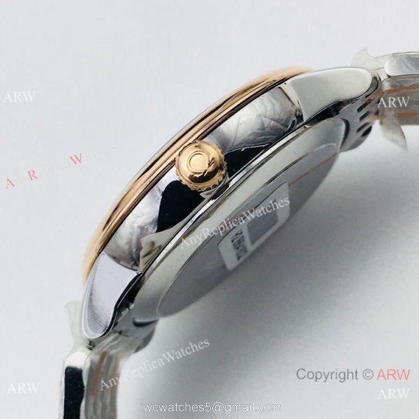(VS) Omega De Ville Prestige 2-Tone Rose Gold Watch with 2892 Movement 1
