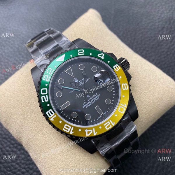 KS Factory Swiss Rolex GMT Master II Swiss ETA Watch GreenYellow Ceramic 1