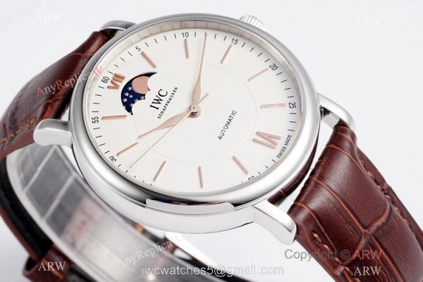 Swiss Replica IWC Portofino Moon Phase 40mm Watch IWS Factory 1